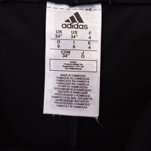 Adidas Men’s Black INFINITEX Swim Trunks – Size 34, 3-Stripes Athletic Swim Shor - Picture 6 of 7